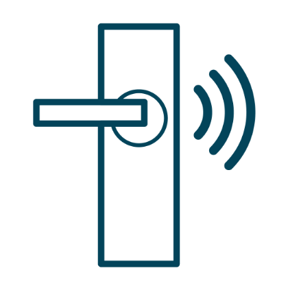 Bild von AEOS Wireless online door Lizenz für eine Online Tür, die mit Wireless Komponenten bestückt ist