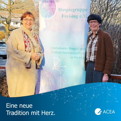 Gemeinsam helfen: Neue Spenden-Tradition bei der ACEA GmbH