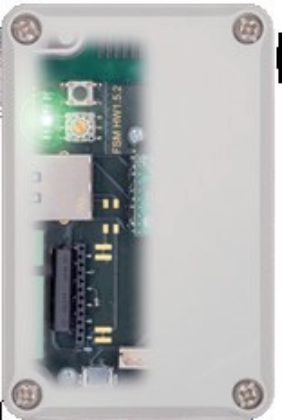 Picture of product CX8942 LAN PoE, Clex Public Online-Modul (868 MHz) LAN PoE, im grauen Gehäuse für Aufputz